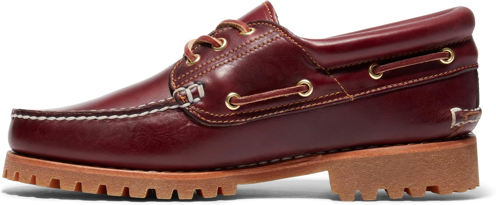 Timberland Men's Authentic 3-Eye Lug Handsewn Boat Shoes