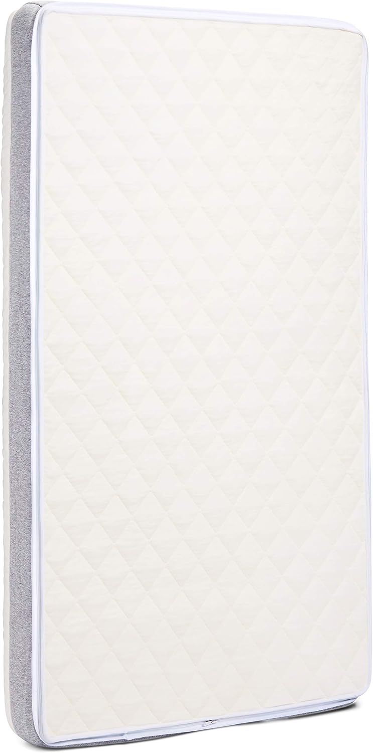 Graco Ultra 2-in-1 Premium Dual Sided Crib & Toddler Mattress - GREENGUARD Gold, CertiPUR-US Certified Foam, Machine Washable Cover with 100% Waterproof Surface, Fits Standard Crib & Toddler Beds