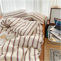 ADovz Pure Cotton Duvet Cover Bed Sheet Pillow Case 4pcs Bedding Set Soft Comforter Quilt Cover Sleeping Naked Bed Linen,Bed Sheets, FH-762