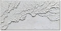 White Textured Wall Art Handmade Contemporary Modern Oil Painting On Canvas Ocean Wave Beach Abstract Painting for living Room Bedroom Decor