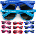 Custom Sunglasses for Wedding Party Favors, Personalized Sunglasses bulk for Men Groomsmen Adults Women