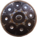 Handpan Drum for Adults, Handpan Drum Instrument in D Minor 9 Notes 22 Inches D3/A3 Bb3 C4 D4 E4 F4 G4 A4 Hand Pan with Carry Bags, Sheet Music, Drum Stand and Mallet