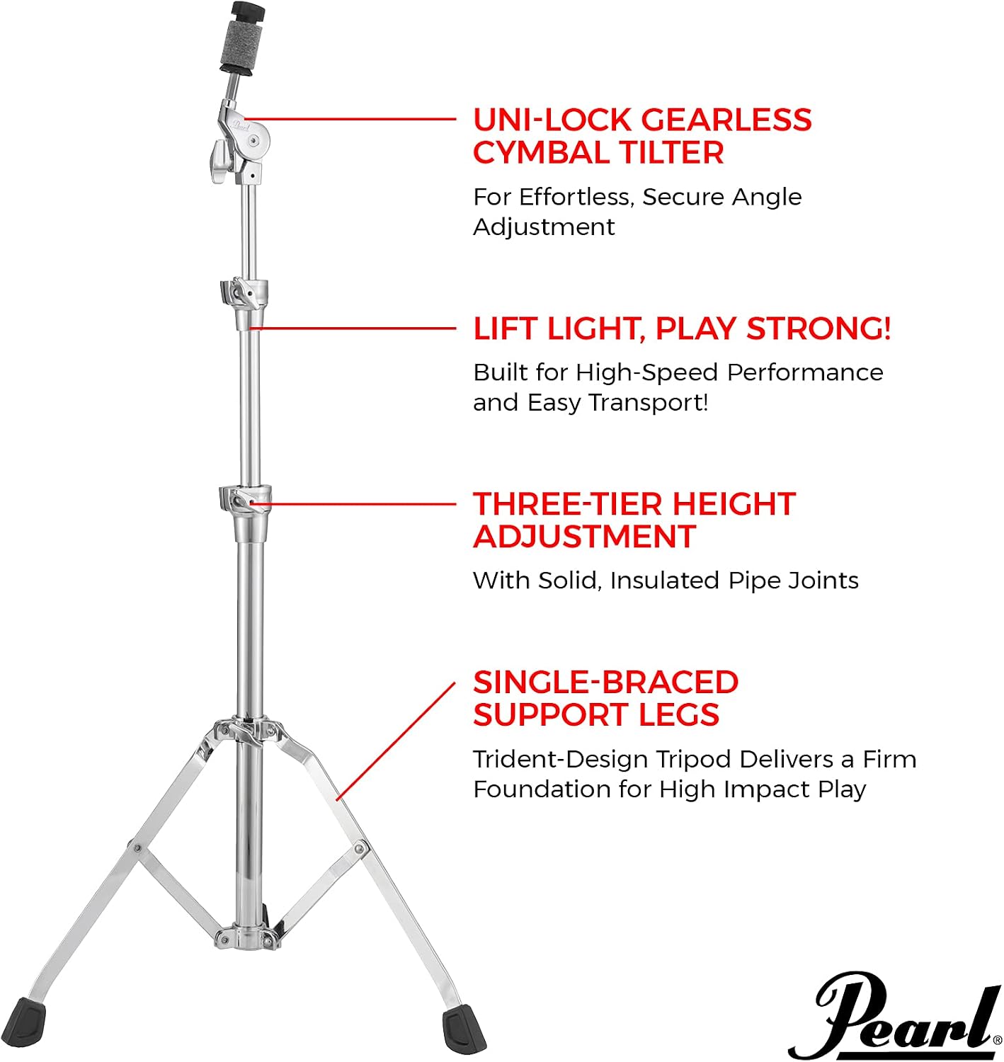 Pearl Cymbal Stand (C930S)