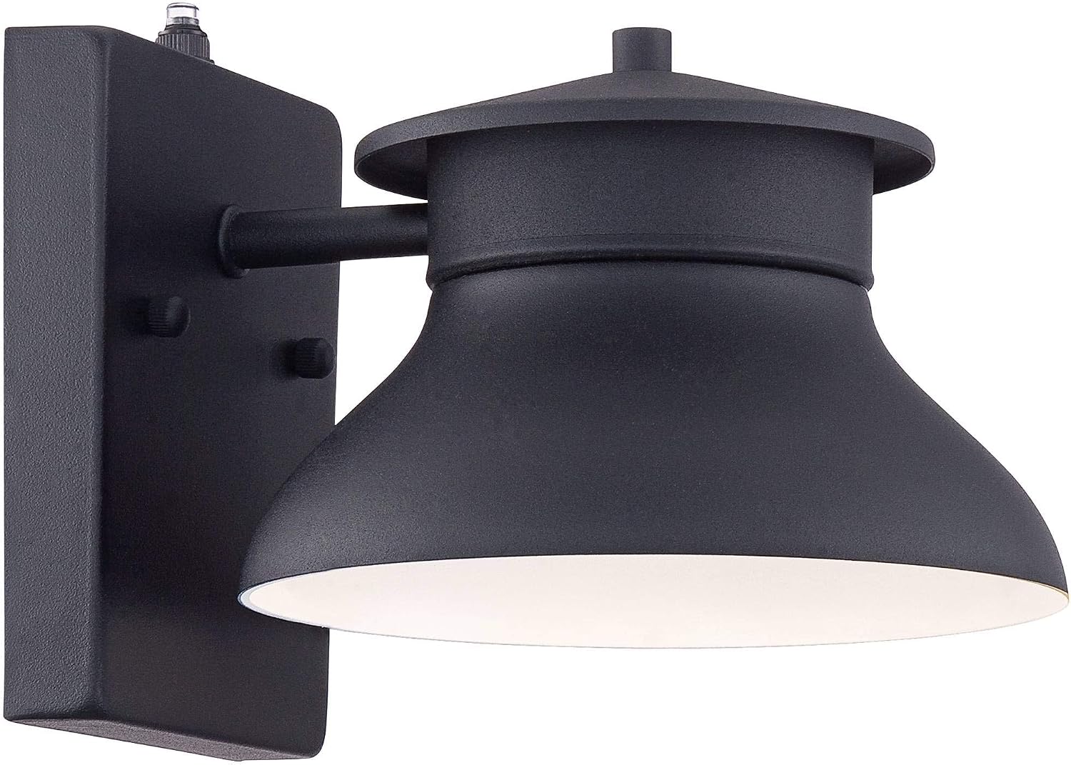 John Timberland Danbury Farmhouse Industrial Rustic Outdoor Barn Light Fixture Black LED Dusk to Dawn 6' for Exterior Deck House Porch Yard Patio Outside Garage Front Door Garden Home Roof