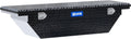 UWS TBS-63-A-LP-BLK Black Single Lid Low Profile Aluminum Toolbox with Beveled Insulated Lid