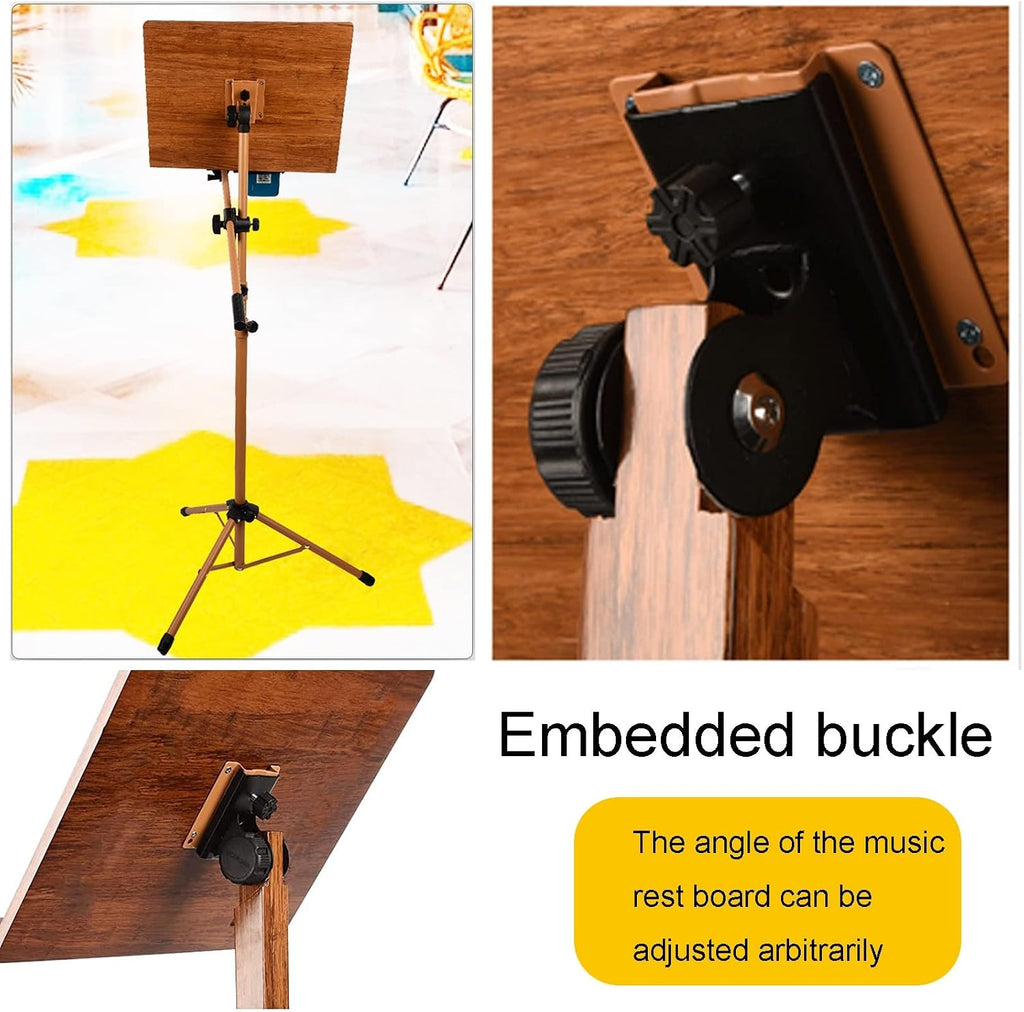 Reading Rest Holder, Multi-Use Folding Sheet Music Stand, Violin Music Stand, Height Adjustable, Suitable for Various Occasions, Flexible and Good Knob,