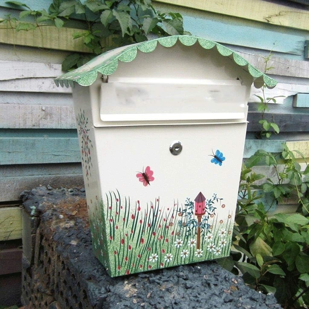 Outside Wall Mount Post Box Mailbox Letterbox Photography Props Mural Wedding Bar Cafe Window Display Outdoor Mailboxes Home Decoration
