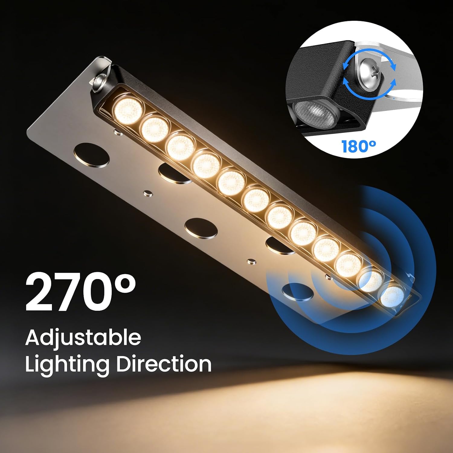 ZZXX All-in-One Retaining Wall Lights with Transformer, 2700K Hardscape Lighting, Low Voltage Landscape Lighting, IP68 Waterproof Outdoor Step Lights Fence Decor for Patio Stairs, 3W Lights 12-Pack