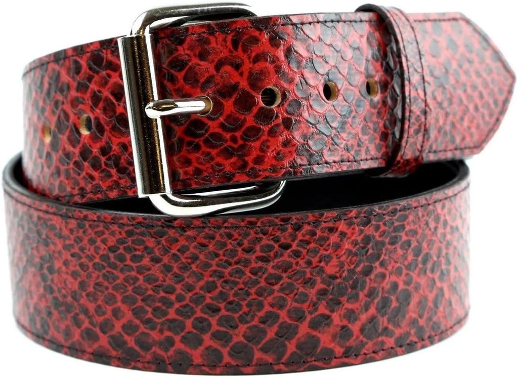 Genuine python leather skin belts for men, snakeskin cowboy belt casual men's, snake leather belts for men 1', 1.3', 1.5', 2'