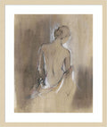 Amanti Art Framed Wall Art Print 25x21 Embellished Contemporary Figure II by Ethan Harper, People Wall Art, Modern Contemporary Decor, Medium Poster Painting Artwork for Living Room, Bedroom,