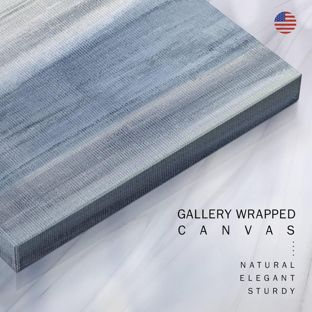 Modern Home Wall Décor Abstract Black and White Grey Canvas Wall Art 24 x 24 inches Set of 4 Framed Artwork for Living Room Bedroom