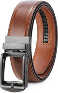 Executive Reversible Genuine Leather Belt Men 1 3/8' Golf Dress Casual Two-in-One Gift Box.