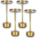 2026 Upgraded 6000mAH for longer battery life. LED Cordless Table Lamps Rechargeable, Portable ,Stepless Dimming Table Light with Memory Function, for Outdoor/Dinner/Patio/Restaurant, Gold (4pcs)