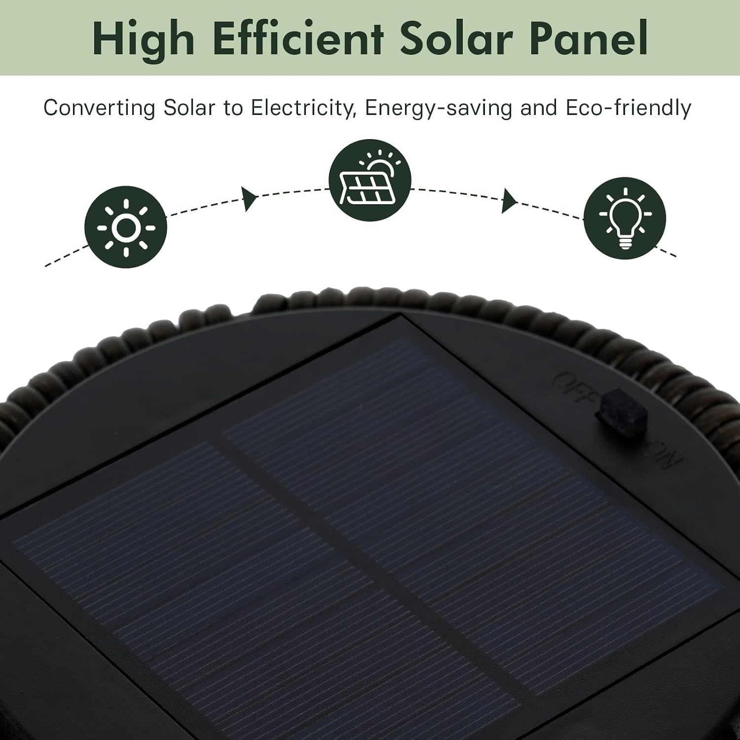 Grand patio Outdoor Floor Solar Light 2-Pack, Wicker Solar Patio Lamp Waterproof Outside Deck Lamp for Porch, Yard, Garden, Lawn Decorations - Dark Brown, Gordes 2 PCS