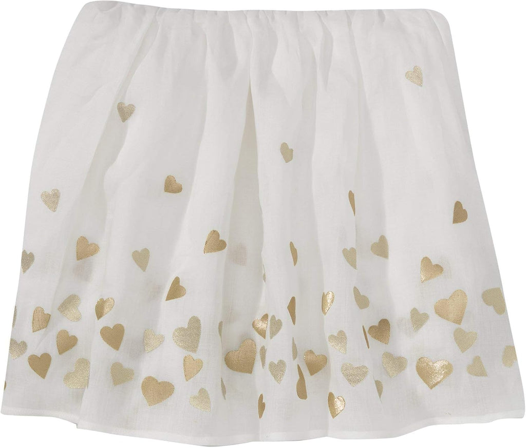 Lambs & Ivy Baby Love Pink/Gold Girl Heart 4 Piece Crib Bedding Set