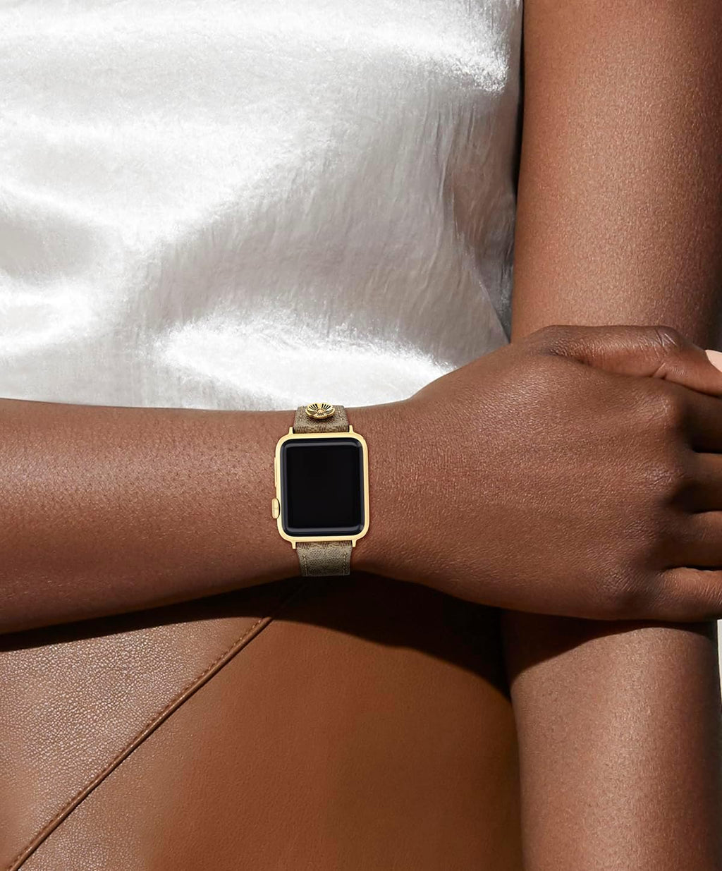 Coach Apple Watch Strap, Compatible with Apple Watch 38mm, 40mm, 41mm, 42mm, 44mm, and 45mm, Interchangeable Band, Create Your Unique Style