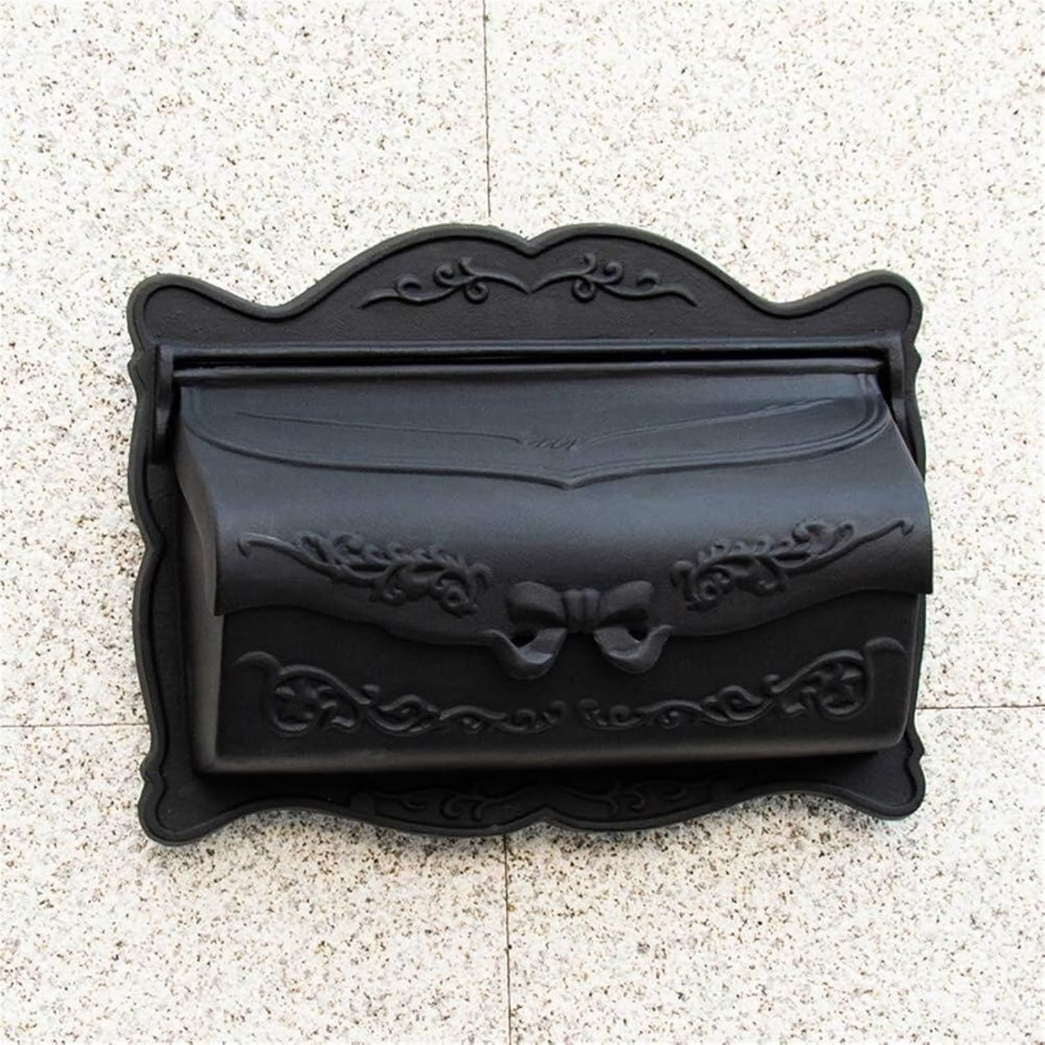 Drop Box Mailbox Wall Mounted Letter Boxes for Outside Retro Aluminum Outdoor Mail Box Postbox with Lock Outdoor Letter Box