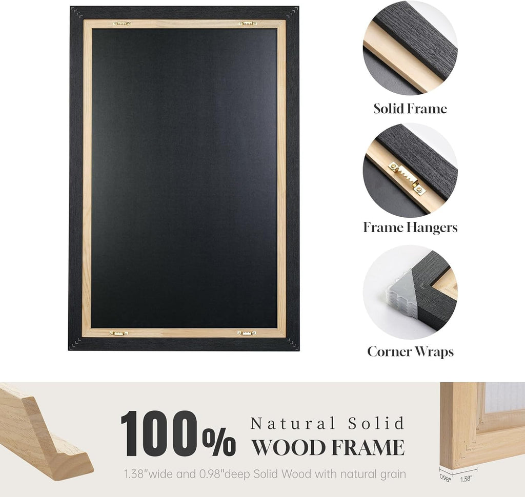 Large Framed Modern Abstract Vertical Wall Art for Living Room, Bright Style Luxury Art Prints Paintings Artwork for Walls, Silver Gray Minimalist Pictures for Hallway Entryway Foyer Stair Office Wall Decor 30x60 In
