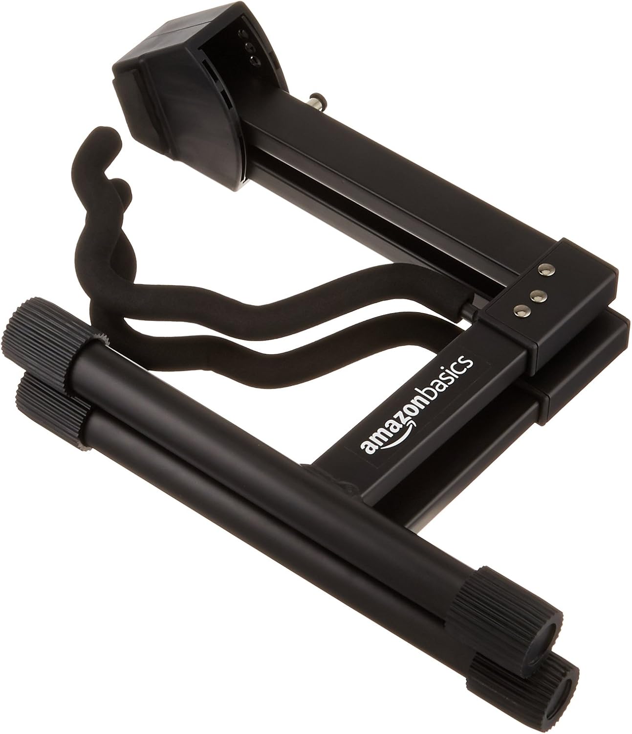 Amazon Basics Portable Adjustable Folding Guitar Stand for Electric and Acoustic Guitars, A-shape, Fully Assembled with Padded Foam, Black, 8.66 x 15.16 x 3.74 inches (Pack of 6)