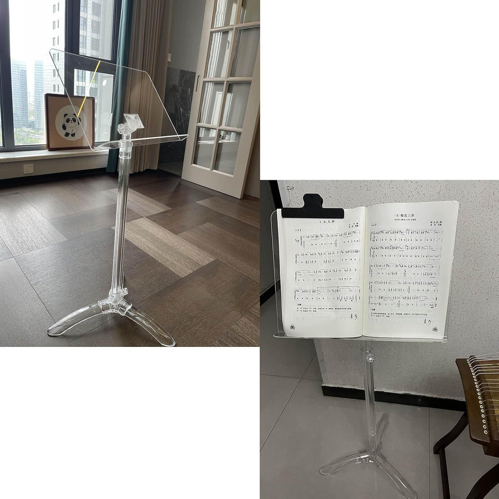 Adjustable Sheet Music Stand, Violin Guitar Music Stand, Acrylic Material, Orchestral Music Stand, 91-141cm Can Be Lifted, for Instrumental Performance, Reading