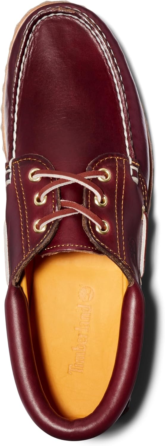 Timberland Men's Authentic 3-Eye Lug Handsewn Boat Shoes