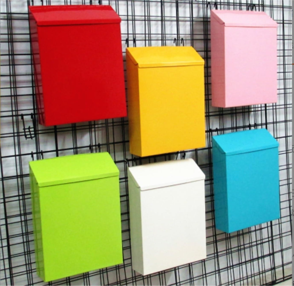Modern Delivery Letterbox Metal Mailbox Locking Comment Drop Box Payments Holder Postbox
