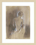 Amanti Art Framed Wall Art Print 21x17 Embellished Contemporary Figure II by Ethan Harper, People Wall Art, Modern Contemporary Decor, Small Poster Painting Artwork for Living Room, Bedroom, Bathroom