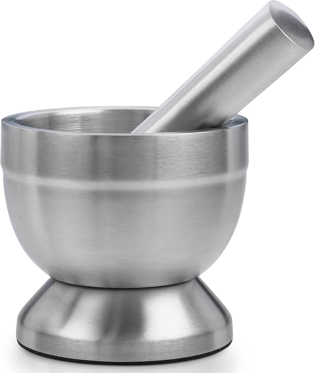 Pill Crusher - 304 Food Grade Stainless Steel Mortar and Pestle Medicine Grinder Set - Non-Slip Splitter to Easily Crush Medicine Pills Tablets Vitamins to Fine Powder, Pack of 10