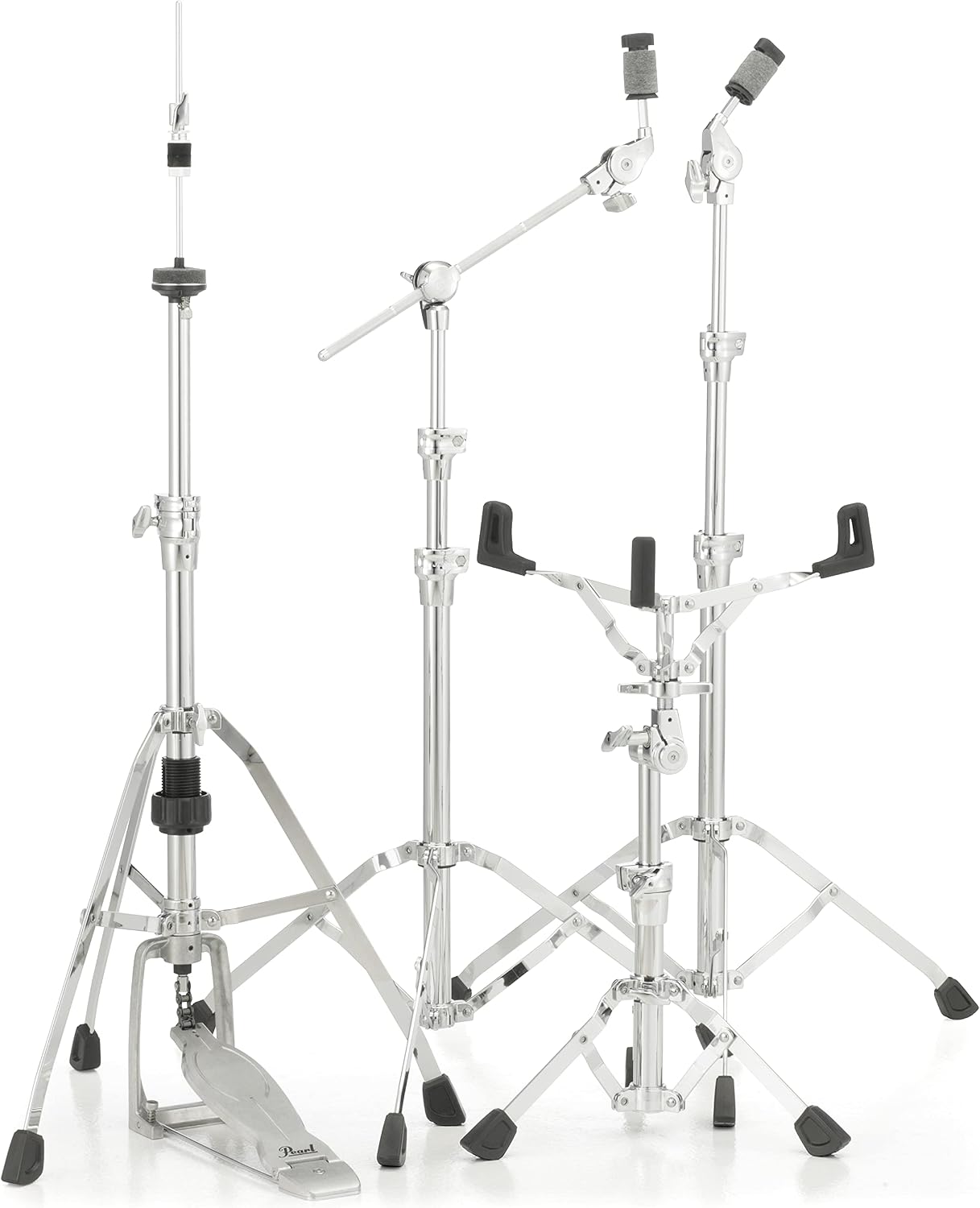 Pearl 930 Series HWP930S Single Braced Hardware Pack Includes Snare, Straight Cymbal, Boom Cymbal, and Hi Hat Stands