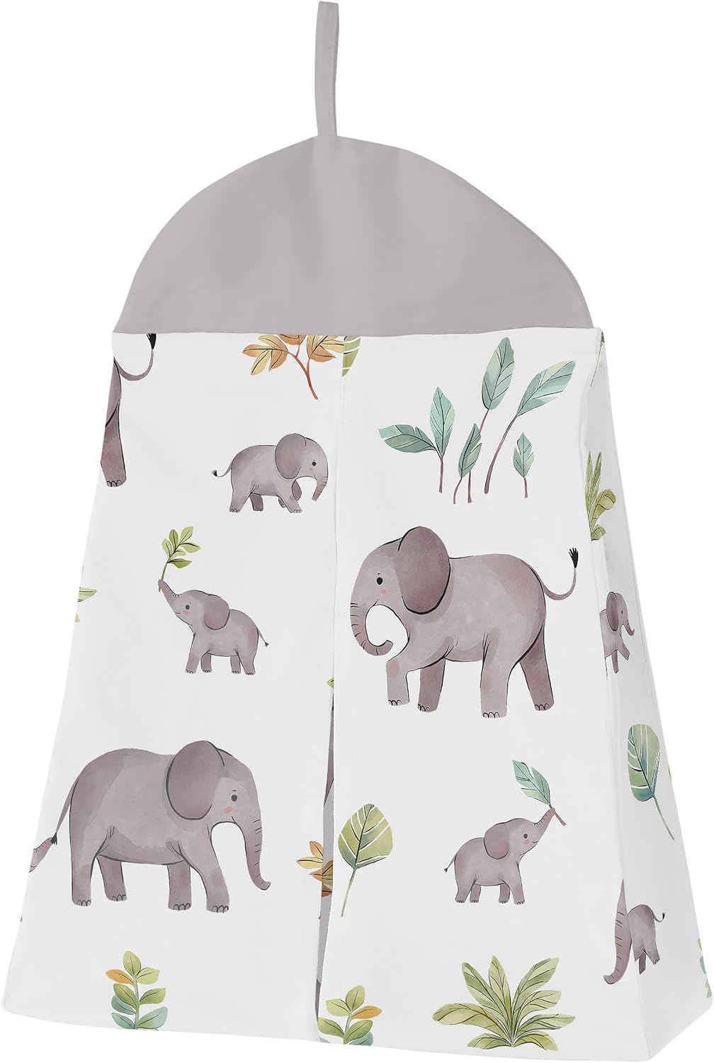 Sweet Jojo Designs Watercolor Elephants Boy Girl Unisex/Gender Neutral Baby Crib Bedding Set Infant Nursery Room BreathableBaby Breathable Mesh Crib Liner Blanket Fitted Sheet Skirt 6pc Jungle Safari