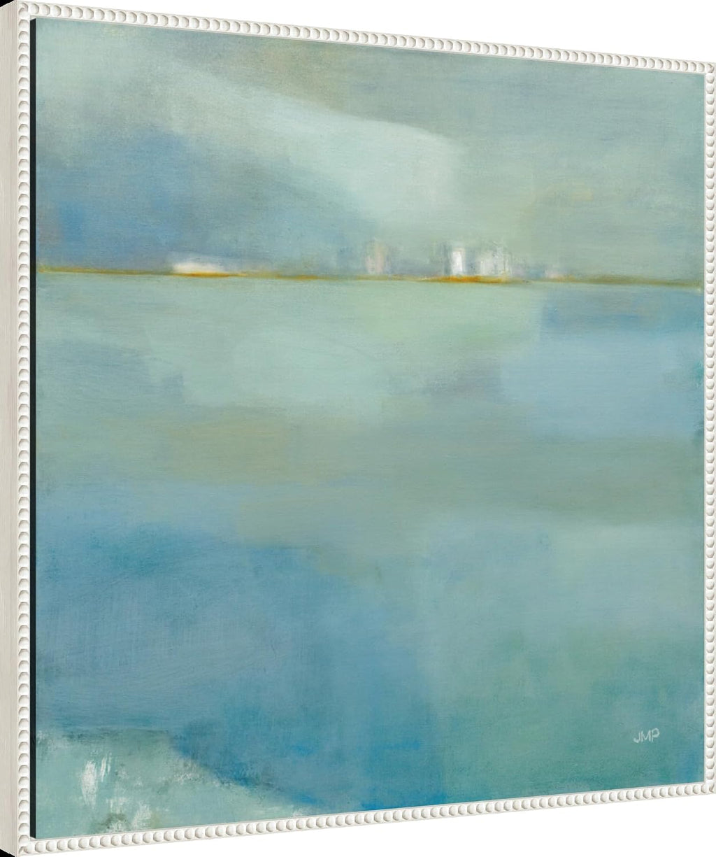 Amanti Art Framed Canvas Wall Art 30x30 Fog and Dew by Julia Purinton, Framed Wall Art Canvas, Abstract Artwork, Traditional Decor, Large Poster Painting for Living Room, Bedroom, Bathroom, Kitchen,