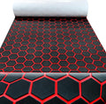 43.31' /37.7' New Hexagon EVA Self-Adhesive Boat Flooring and Decorative Fish for Yacht Pool Boat Flooring Sheet Thick Non-Skid mat