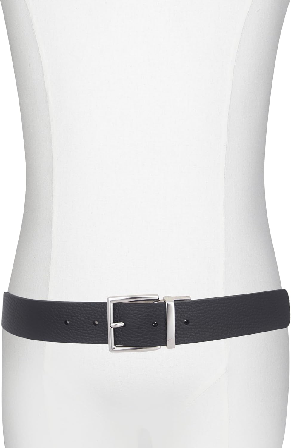Vince Men's 1.5 Inch REVERSIBLE PEBBLE LEATHER BELT