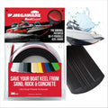 MEGAWARE KEELGUARD USA-Made, Original DIY Keel Guard, 5-Inch Wide, 4-12ft Sizes, 11 Colors, Complete Install Kit with Primer, Hull Protector, for Fiberglass and Some Aluminum Boats, Marine-Grade