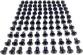 7/16' Black Aluminum Dzus Button Dome Allen Head Quarter Turn Fasteners .500 (100)