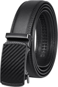 Classic Genuine Leather Men's Ratchet Belt Dress Casual Adjustable Trim-to-Fit Gift