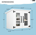 Ilyapa Little Library Box & Heavy-Duty Mailbox Post Bundle: White Outdoor Book Exchange Kit with Durable Black Metal Mailbox Sleeve & Universal Mounts for Neighborhood & Curbside Sharing
