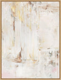 Amanti Art Framed Canvas Wall Art 42x32 Milky Patina I by Victoria Barnes, Framed Wall Art Canvas, Abstract Artwork, Modern Decor, Oversize Poster Painting for Living Room, Bedroom, Bathroom, Kitchen