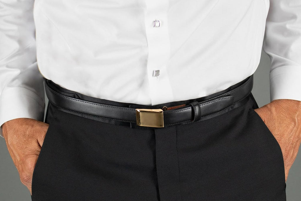 Trafalgar Cortina Leather Belt Strap - 1 inch wide (25mm)