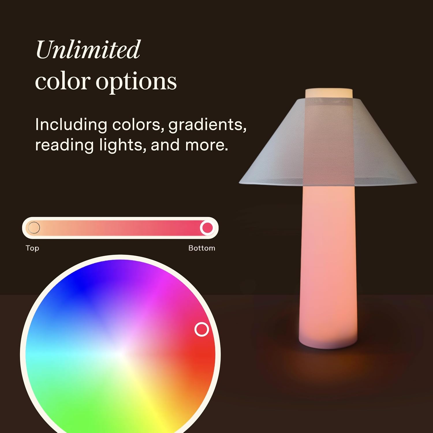 Loftie Smart Lamp - Sunrise Alarm, Wake-Up Light, Custom Color Modes, Nightstand Lamp Room Decor, Red Lights for Sleep, Morning & Evening Routines, Modern Table Lamps for Bedroom Decor, Office (White)