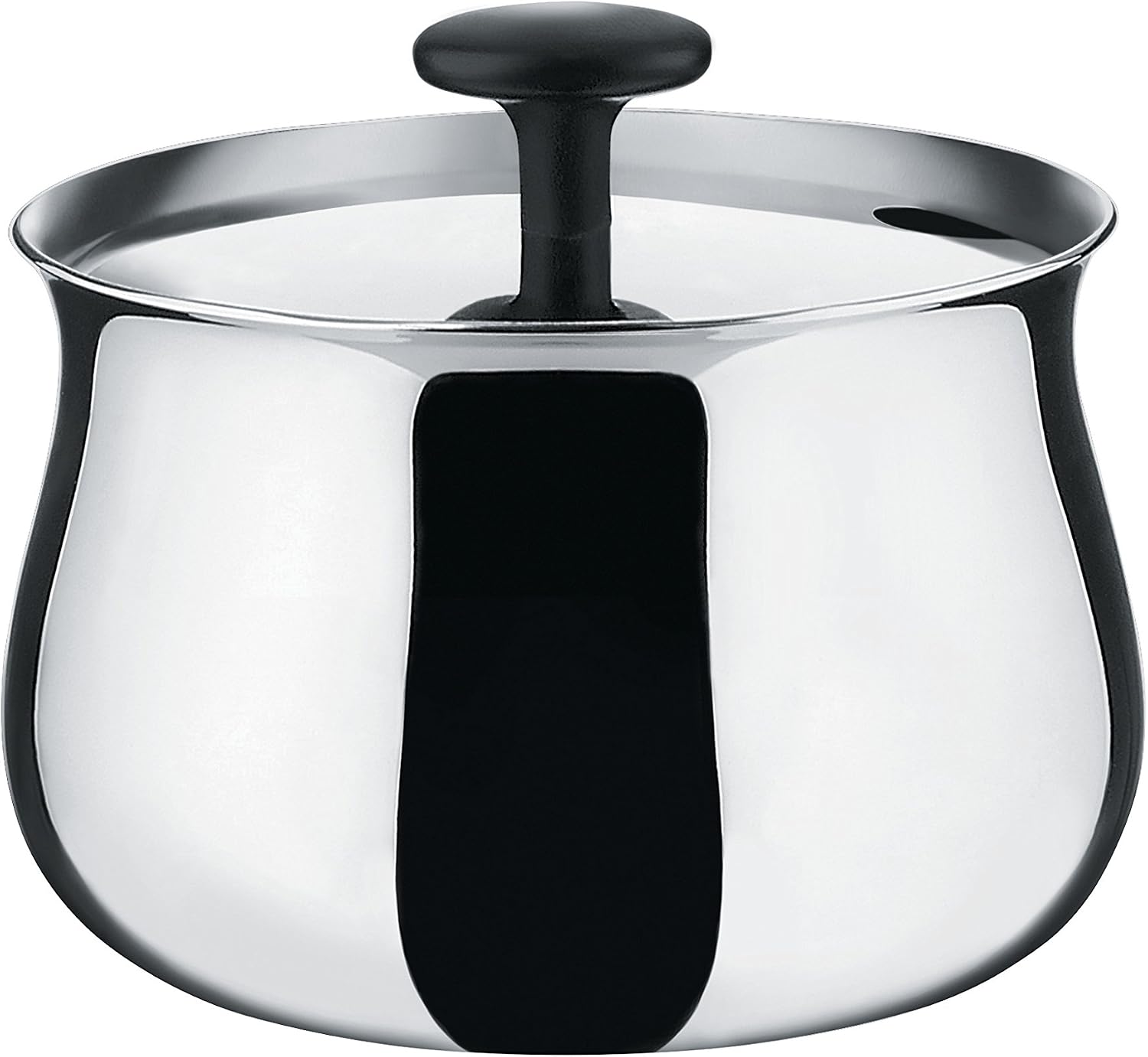 Alessi 'Cha' Sugar Bowl in 18/10 Stainless Steel Mirror Polished, Silver