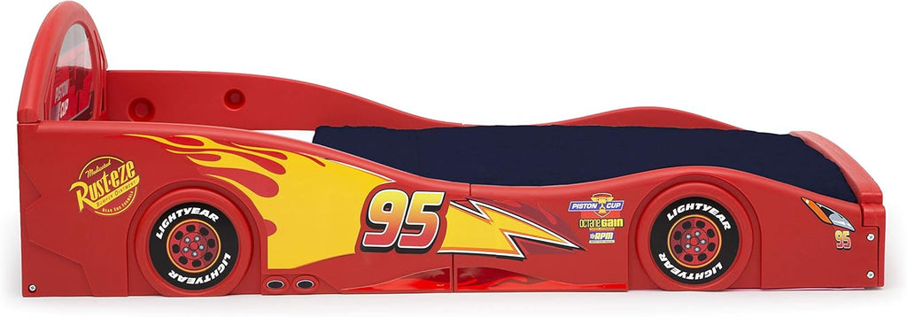 Delta Children Disney Pixar Cars Lightning McQueen Race Car Toddler Bed Sweet Beginnings Dual Sided Crib Mattress