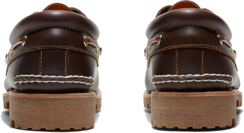 Timberland Men's Authentic 3-Eye Lug Handsewn Boat Shoes