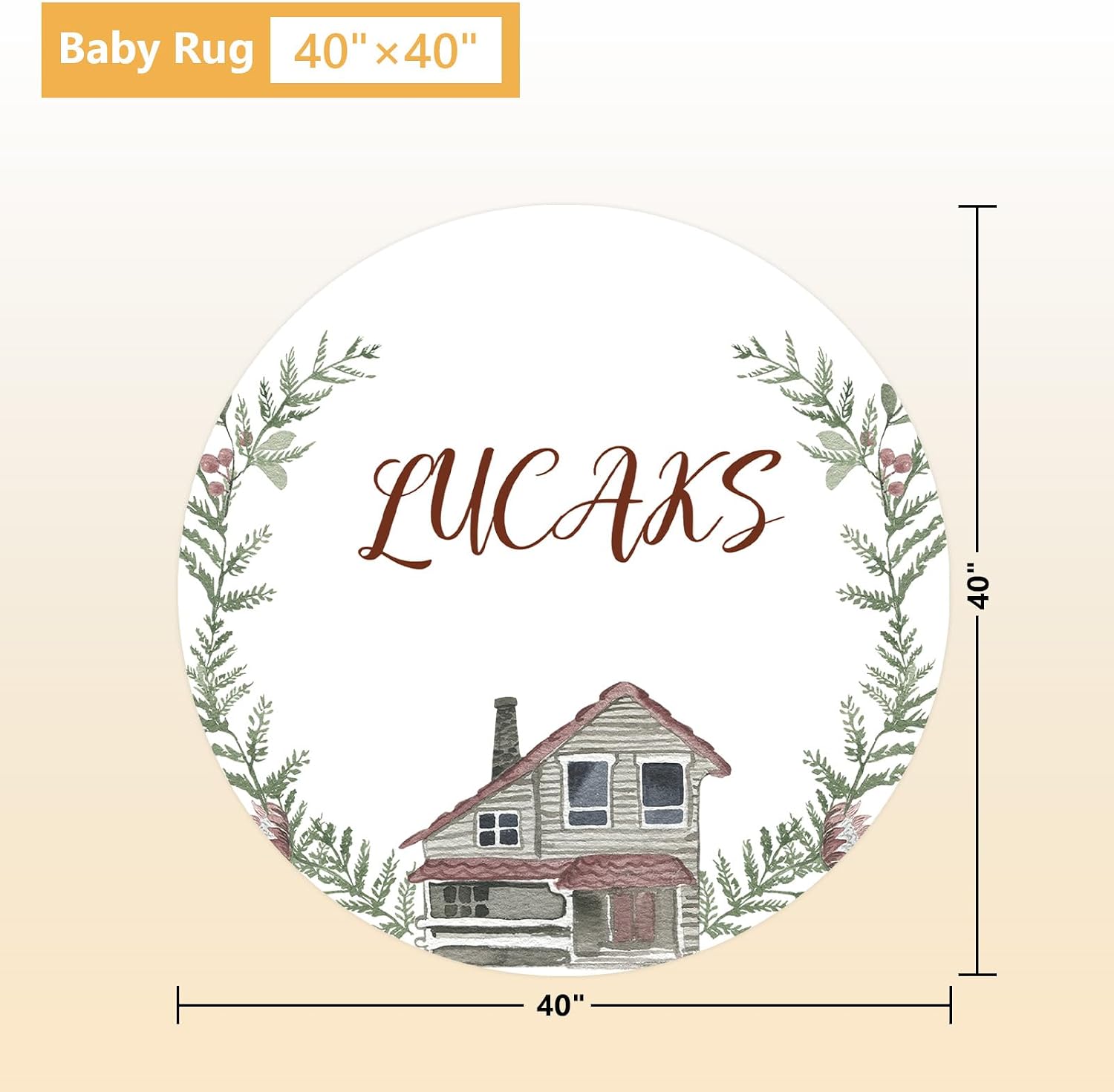 Terwex Personalized Baby Bedding Set - 5 Pcs Custom Toddlers Bedding Set with Infant Name - Soft Double Layer Nursery Crib Set for Girls Boys - Customized Infant Gifts for Baby Shower - Forest Deer