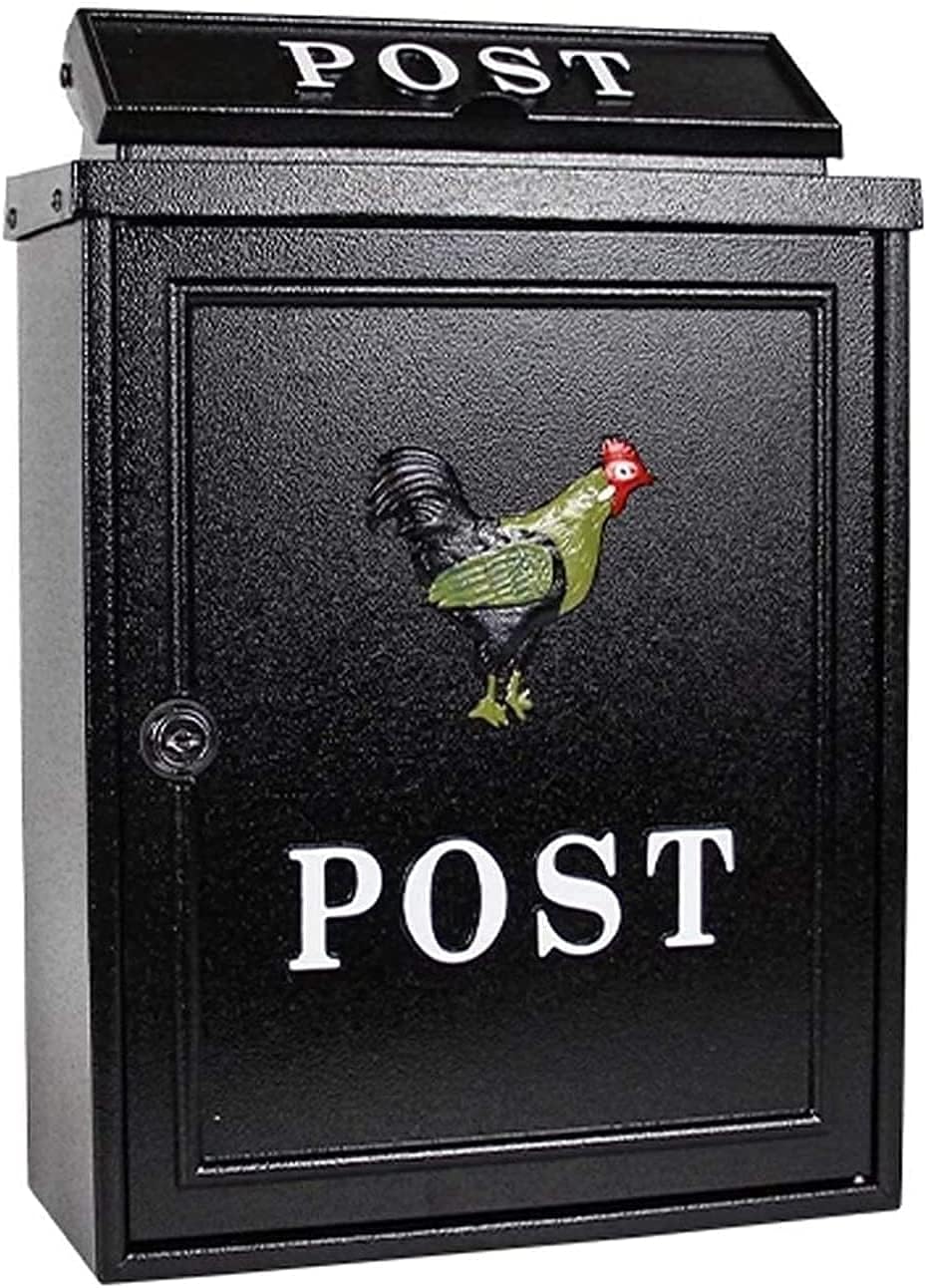 Suggestion Box Safe Lock Box Ballot Box Donation Box Retro Vintage Aluminum Wall Mounted Mail Box Outdoor Mailbox Post Box Secure Letterbox Mail Drop & Collection Boxes