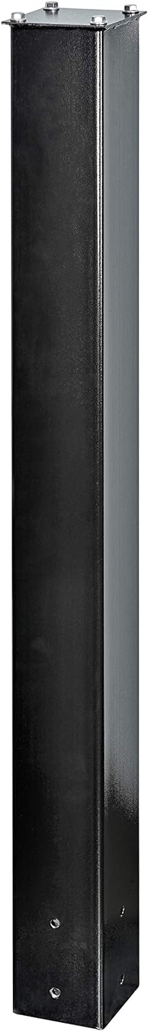 Architectural Mailboxes 6200Z-10 Oasis Classic Locking Post Mount Mailbox, 18' D x 11.5' W x 14' H,Graphite Bronze & Mail Boss 7121, Black In-Ground Mounting Post, 43 x 4 x 4 inches