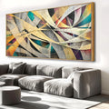 Wall Art - Framed Modern Abstract Canvas Painting for Living Room, Bedroom Home Office Decor, 60x30 Inch Ready to Hang