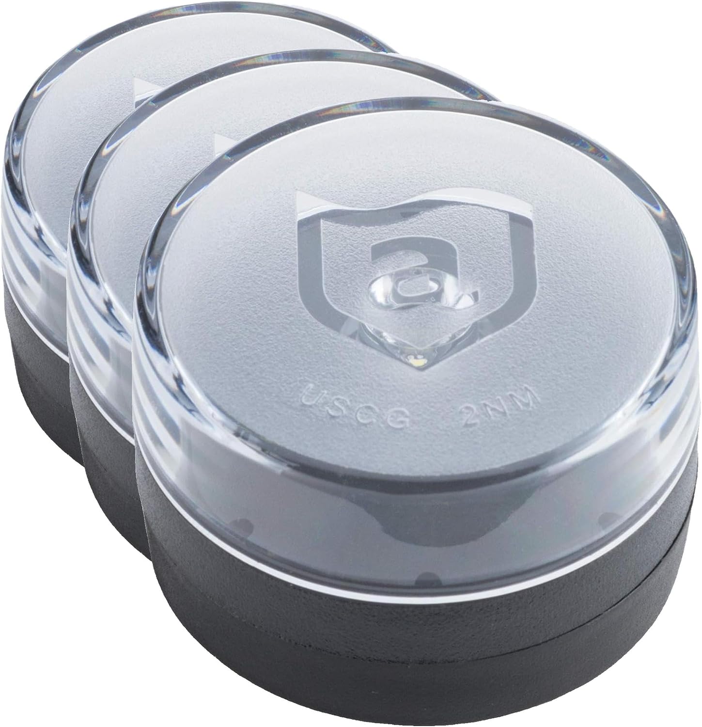 attwood 5580A7 Waketower All-Round Marine Boat LED Navigation Light, Silver, One size (5580-A7) (Pack of 3)