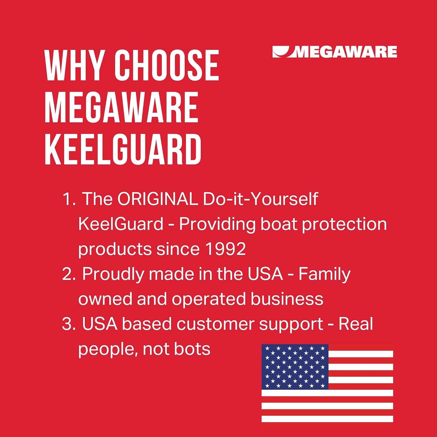 MEGAWARE KEELGUARD USA-Made, Original DIY Keel Guard, 5-Inch Wide, 4-12ft Sizes, 11 Colors, Complete Install Kit with Primer, Hull Protector, for Fiberglass and Some Aluminum Boats, Marine-Grade