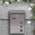 Weatherproof Outside Stainless Steel Postbox, Secure Letterbox Mailboxes Letter Box